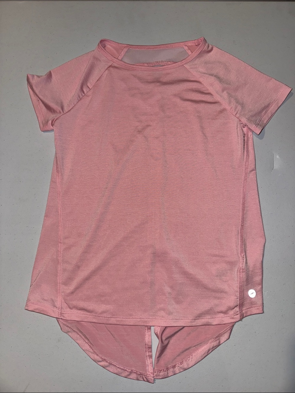 Avia Light Pink Girls' Short Sleeve Active Tee